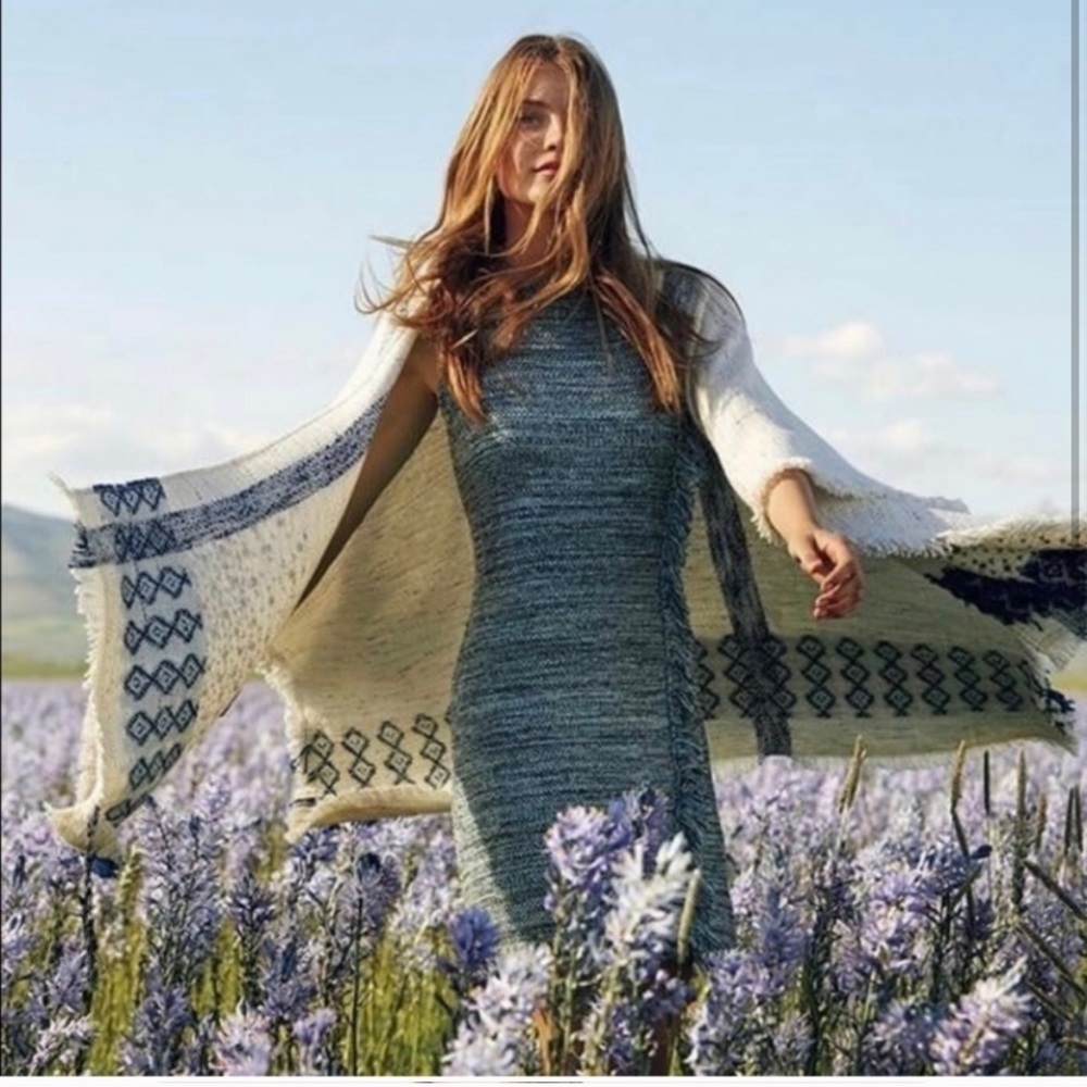 Anthropologie Holding Horses Tweed Fringe Dress XS‎